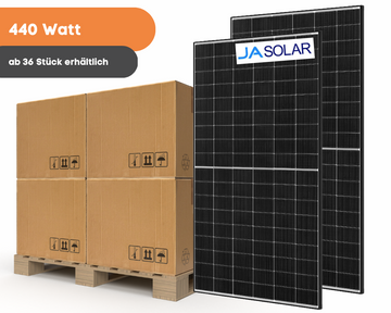 JA 440W - Dual Glass Bifacial - Palette